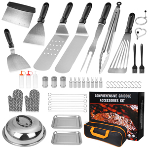 50 Pieces Stainless Steel Teppanyaki Bakeware Set