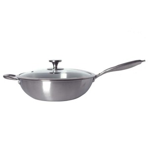 High Quality 304 Stainless Steel Honeycomb Wok